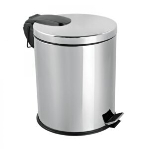 Balde de Lixo com Pedal em Inox 3L.Flora