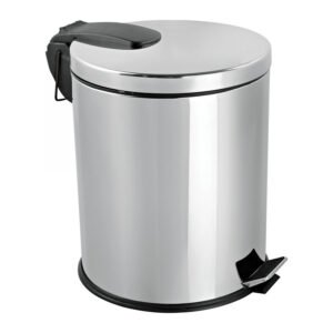 Balde de Lixo com Pedal em Inox Flora