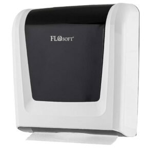 Dispensador de Porta Papel (Dobra em Z) Cor Branco.Flora