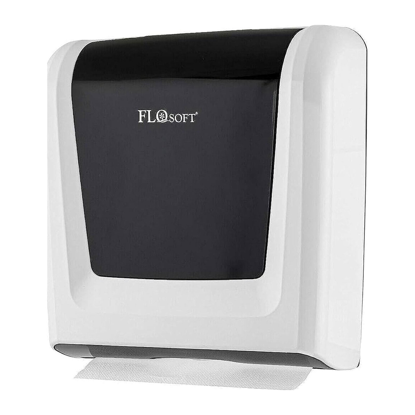 Dispensador de Porta Papel (Dobra em Z) Cor.Flora Branco