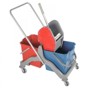 Carrinho de Kit Profissional de Limpeza.Flora