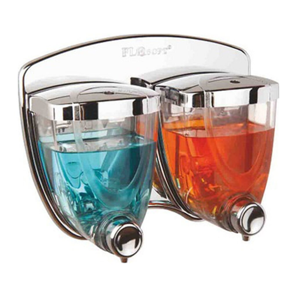 Dispensador de Sabão em Líquidos Duplo 350 + 350 ml – imagem 3