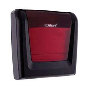 Dispensador de Porta Papel (Dobra em Z) Cor Preto.Flora