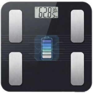 Balança Eleetrônica de Gordura Corporal 180Kg Preta Camry
