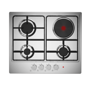 Placa de Encastre a Gás 3 Bocas a gás + 1 Placa 60cm (Midea).Hpr