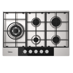 Placa de Encastre a Gás 5 Bocas 75cm (Midea).Hpr