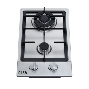 Placa a gás 2 bocas Clea Inox.Hpr