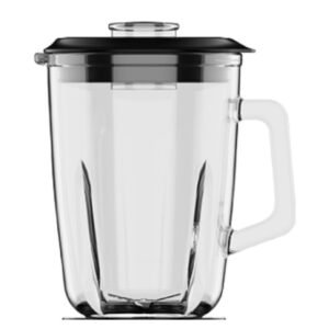 Liquidificador com moedor e Jarra de Vidro de 1,5L 600W Preto
