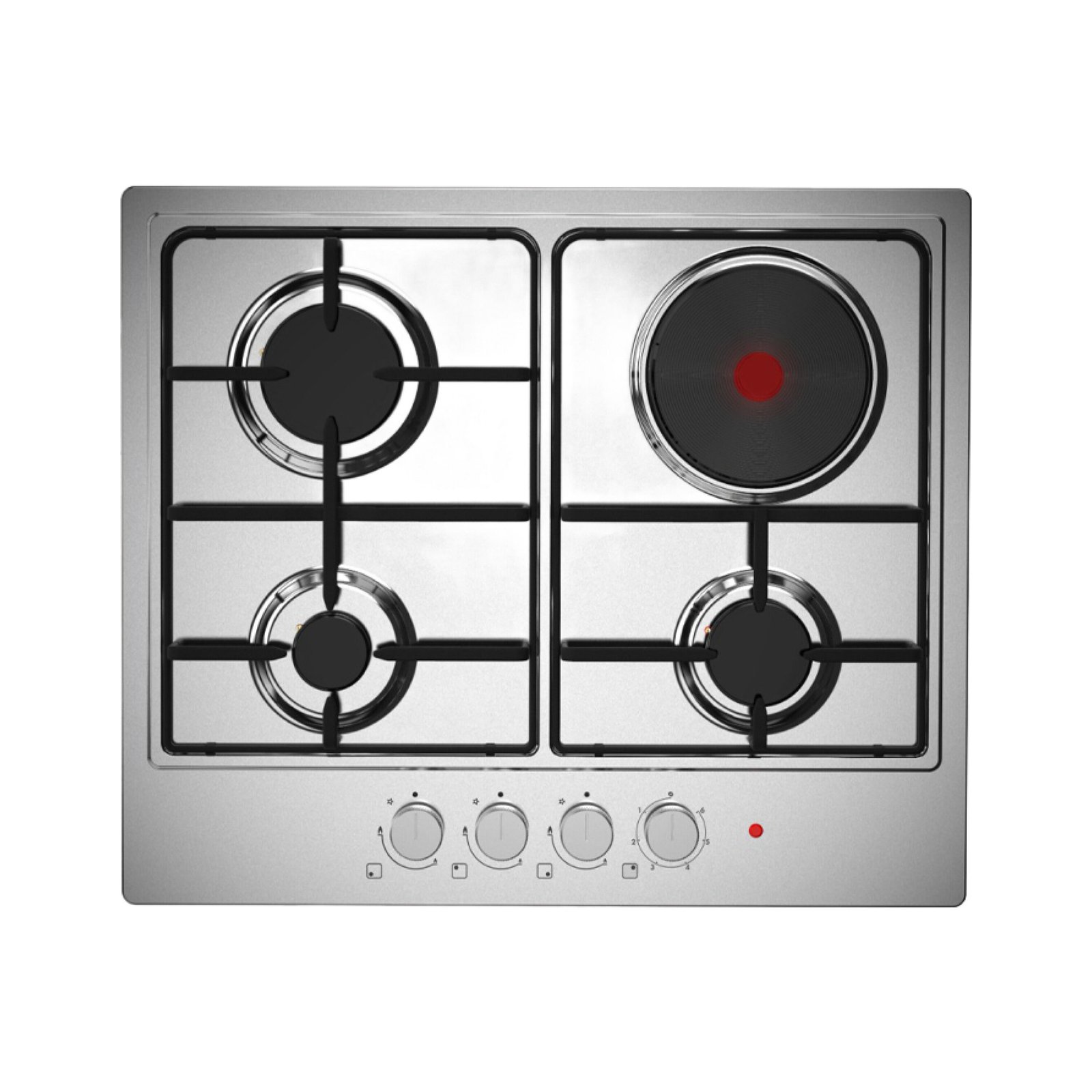 Placa de Encastre a Gás 3 Bocas a gás + 1 Placa 60cm Midea