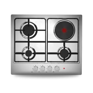 Placa de Encastre a Gás 3 Bocas a gás + 1 Placa 60cm Midea - vista em fundo branco