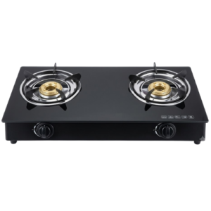 Fogão de Mesa 2 Bocas Preto em Vidro Spj