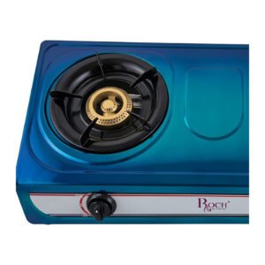 ⁠Fogão de Mesa Inox 2 Bocas Com Isqueiro Roch