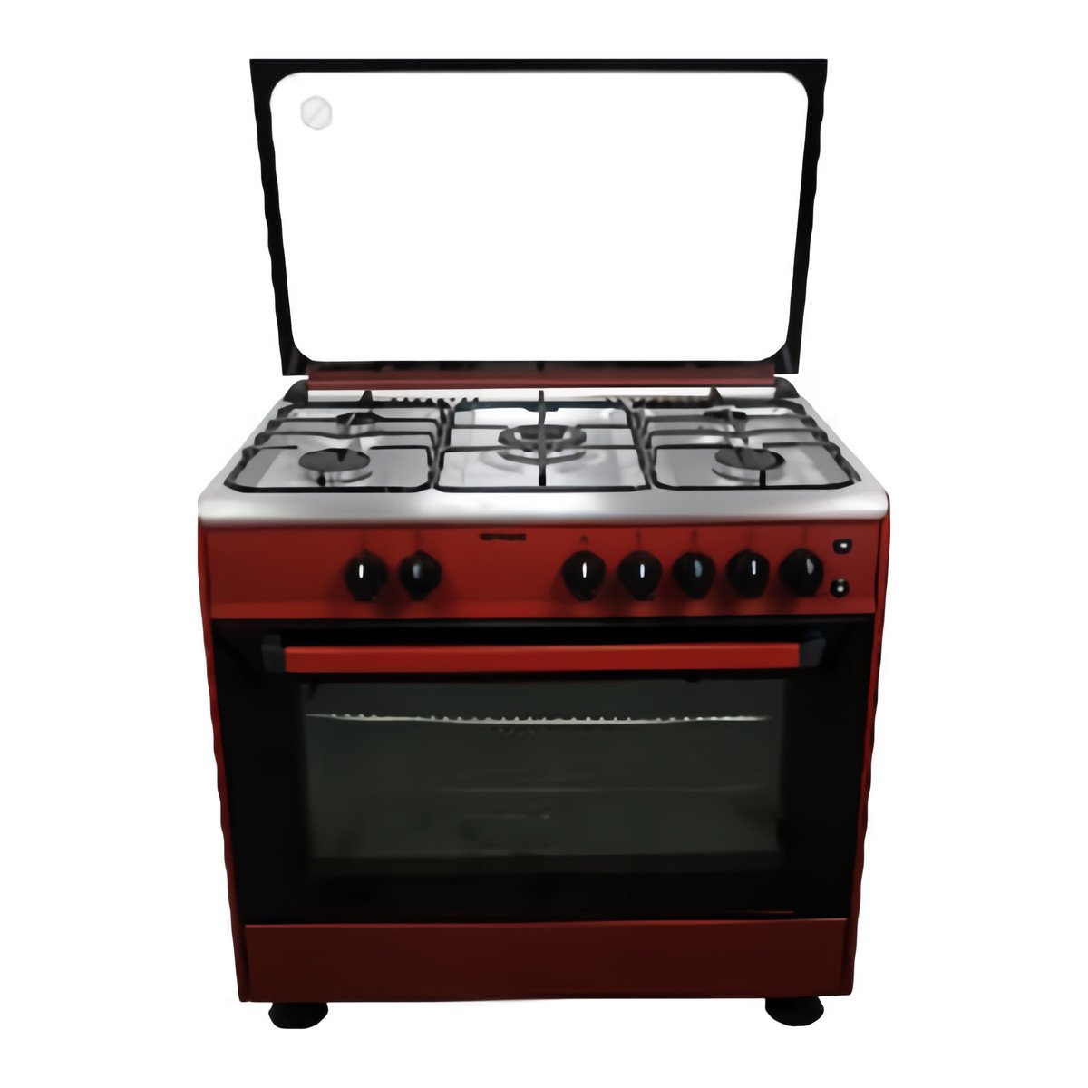 Fogão a Gás 4 Bocas (1 Wok) Tensai Vermelho