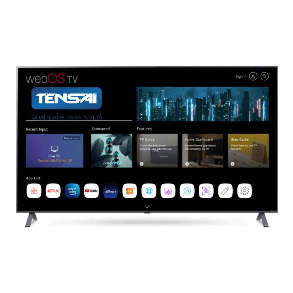 Tv Smart Webos 4k Led Tensai
