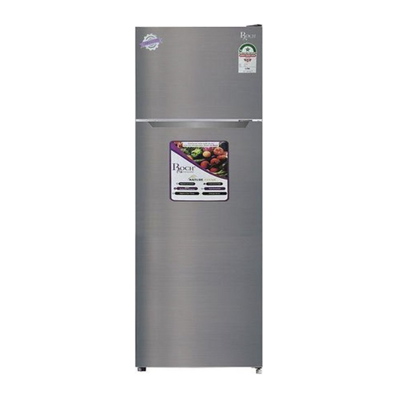 Frigorífico Cinzento 166L 2 Portas Roch