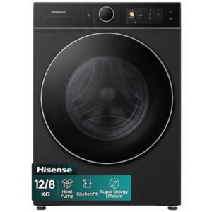Máquina Automática de Lavar e Secar Roupa 12/8 Kg Hisense