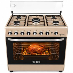 Fogão a Gás e Forno, 5 Bocas, 2 Fornos 125l, Com Isqueiro
