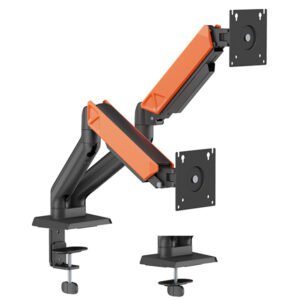 Suporte de Secretária Gaming Full Para Monitor Duplo Napofix