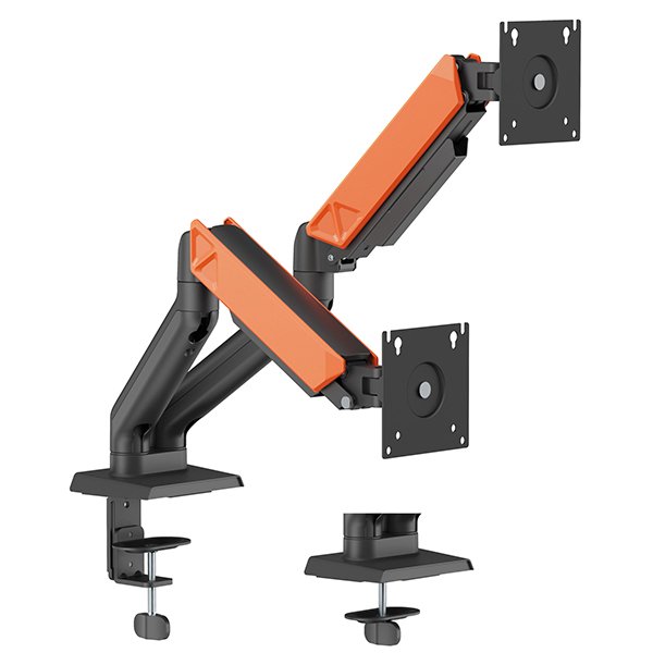 Suporte de Secretária Gaming Full Para Monitor Duplo Napofix