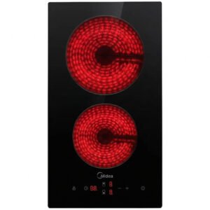 Placa Vitrocerâmica 30cm, 2 Bocas Midea