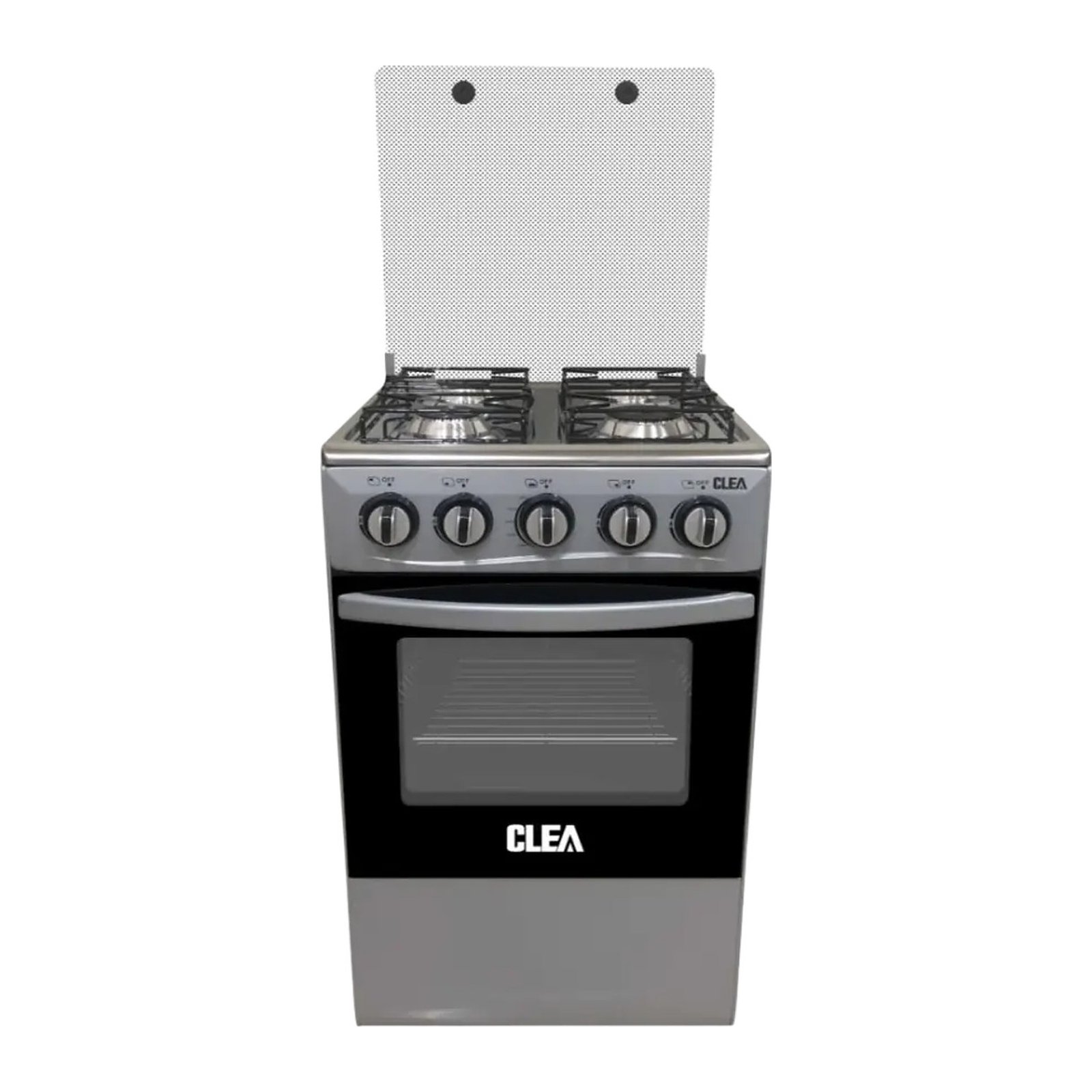 FOGAO CLEA 50X50 CINZA 4BOCA CL34GC45050G-CKD