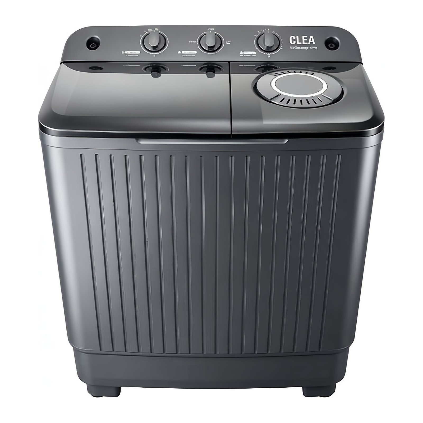Máquina Manual de Lavar Roupa 2 Bocas 7kg Cinza Clea
