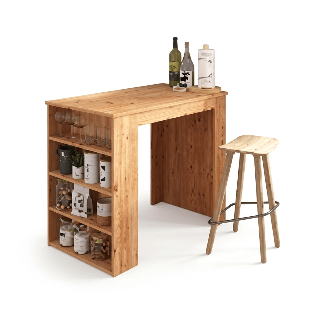 Mesa alta de bar Ibiza Vivaca Pinho
