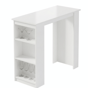 Mesa alta de bar Vivaca Branco