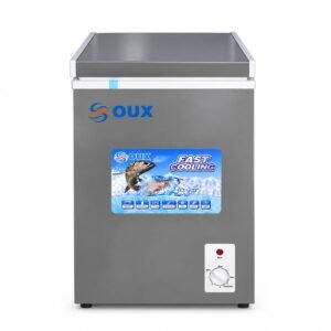 Arca Congeladora Cinza  90L Oux  .(ACEITAMOS PAGAMENTO NA ENTREGA).