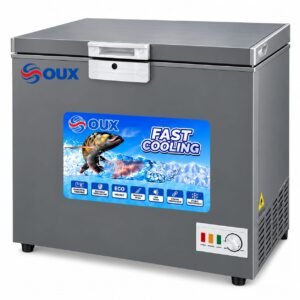 Arca Congeladora Cinza  250L Oux  .(ACEITAMOS PAGAMENTO NA ENTREGA).