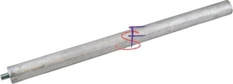 Ânodo de Magnésio M8 x Ø22 x 315mm Universal