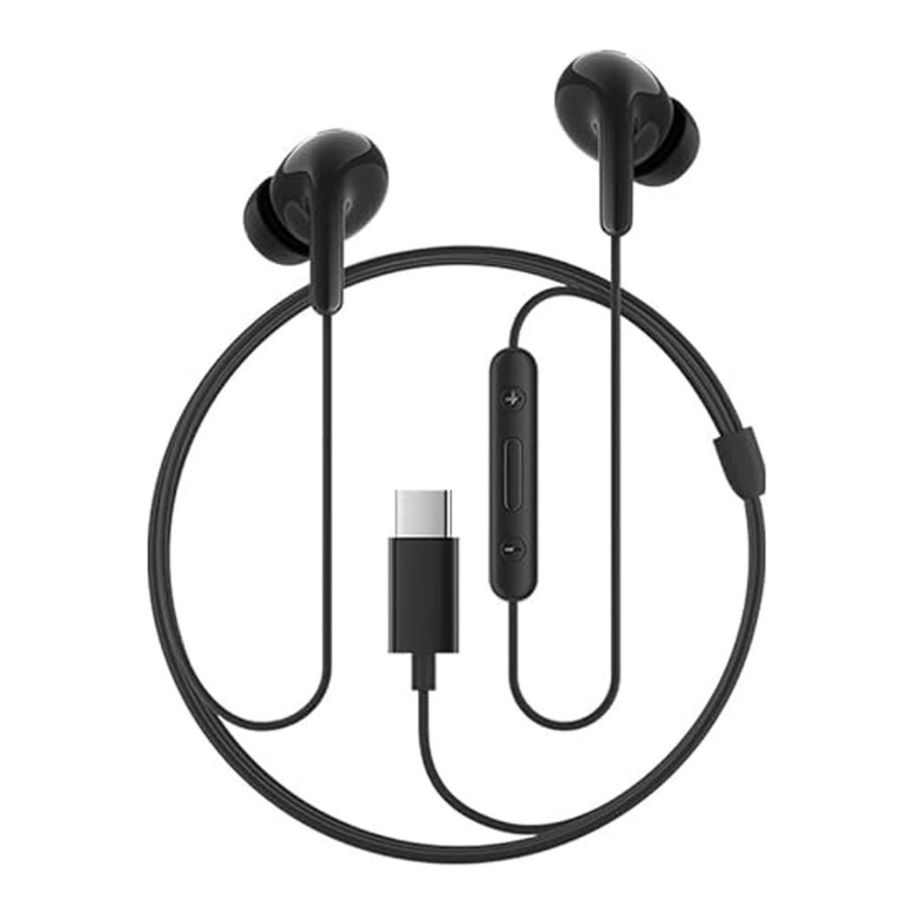 Auriculares com Fio Xiaomi Type-C Preto