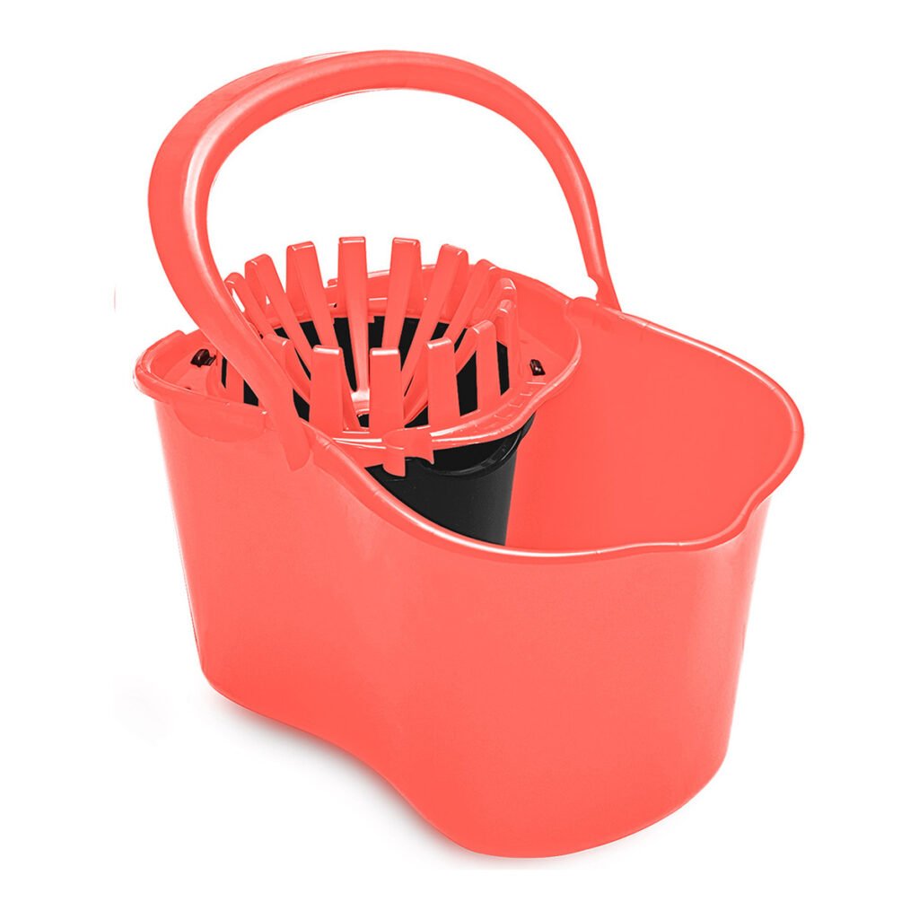 Balde de Limpeza com Espremedor 15 L & Balde de Esgoto Flora
