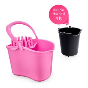 Balde de Limpeza com Espremedor 15 L & Balde de Esgoto Flora