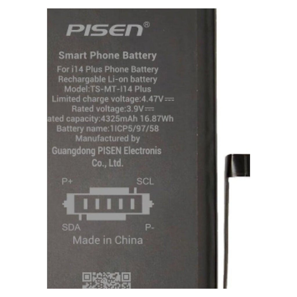 Bateria integrada pisen p iphone – Bateria Integrada Pisen p/ iPhone 14 Plus – foto 2