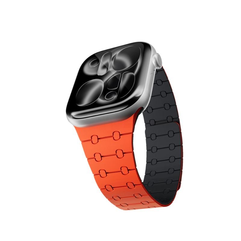 Bracelete mag silicone p apple watch 42 – Bracelete Mag Silicone P/Apple Watch 42-49MM-LARANJA Ep Epico – foto 1