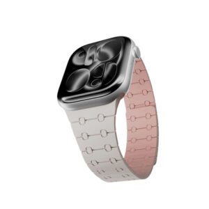 Bracelete (Mag) Silicone P/Apple WATCH(38-42MM)-STARLIGHT(EP – imagem 2
