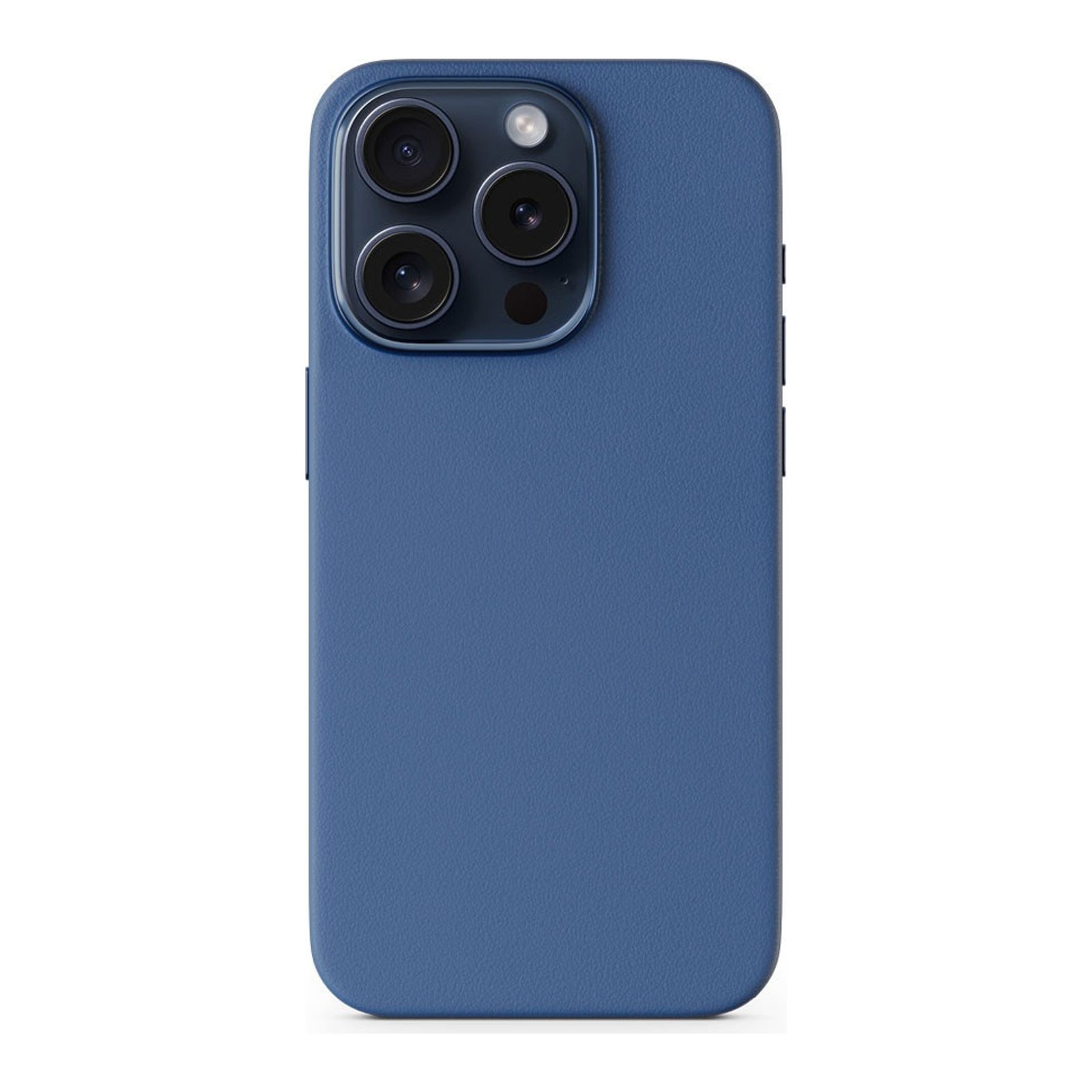 Capa EM Pele Mag+ iPhone 15 Pro Max Azul Epico