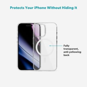 Capa Hero Mag+ iPhone 17 (QI2 E Magsafe) - Transparente – imagem 2