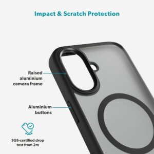 Capa Heromatte Pro Mag+Iphone 17 (QI2 E Magsafe)-Preta – imagem 2
