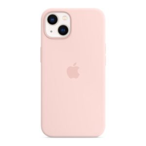 Capa (Silicone Magsafe) P/Iphone 13 Silicone – Chalk Pink