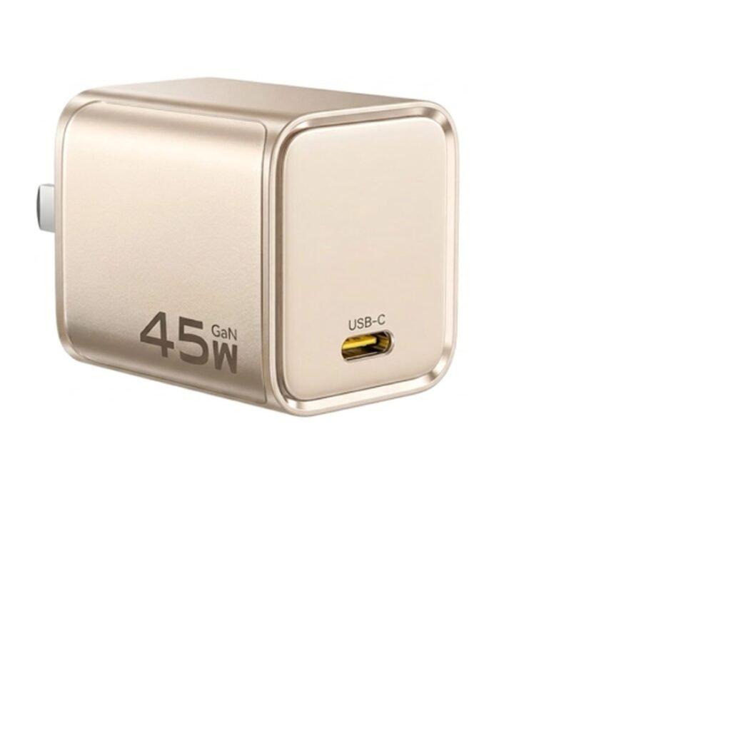 Carregador Rápido Pisen Bolt Utility 45W USB-C & Usb-A Gan (