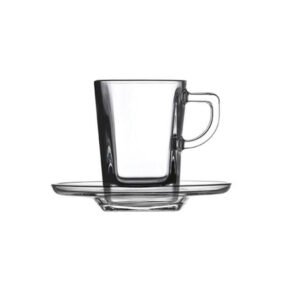 Copo duplo espresso e água – Copo Duplo Espresso e Água Nude Logo Artesanal Paşabahçe – foto 3