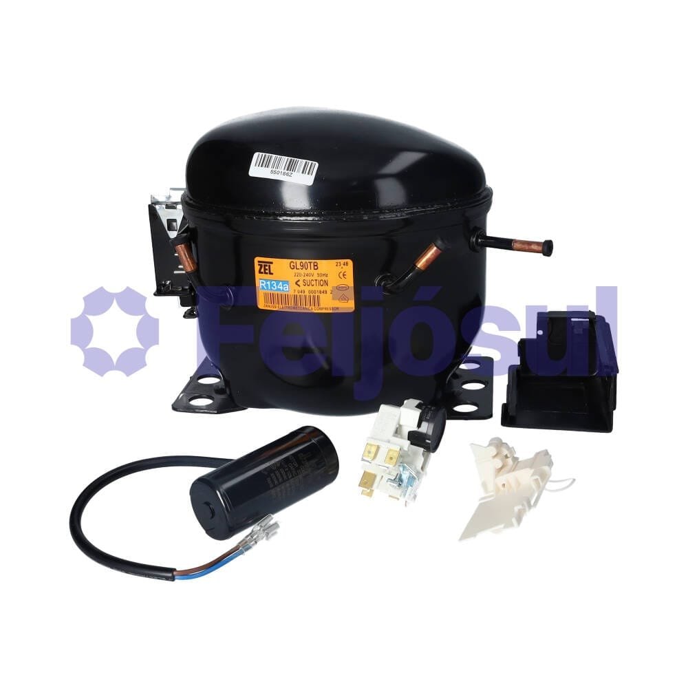 Compressor ZEL GL90TB 1/4 R134 Alta (8.85 cm3) – foto 2