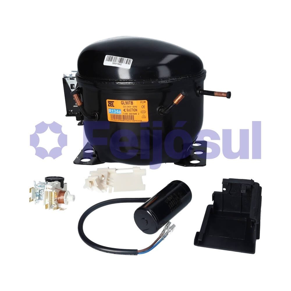 Compressor ZEL GL90TB 1/4 R134 Alta (8.85 cm3) Compressor ZEL GL90TB 1/4 R134 Alta (8.85 cm3) – foto 7