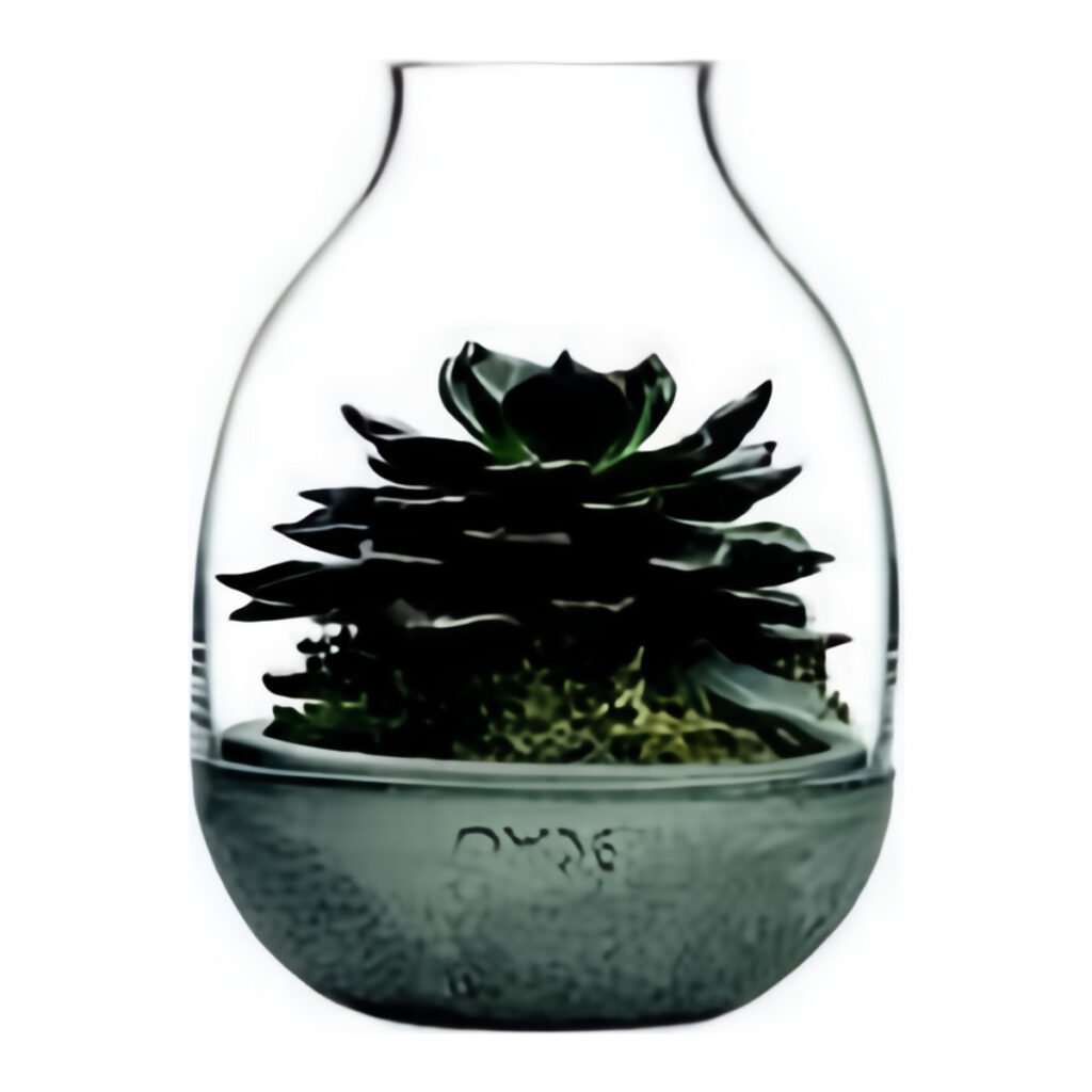 Conjunto de Presente Pinha Terrarium Artesanal Paşabahçe Conjunto de Presente Pinha Terrarium Artesanal Paşabahçe