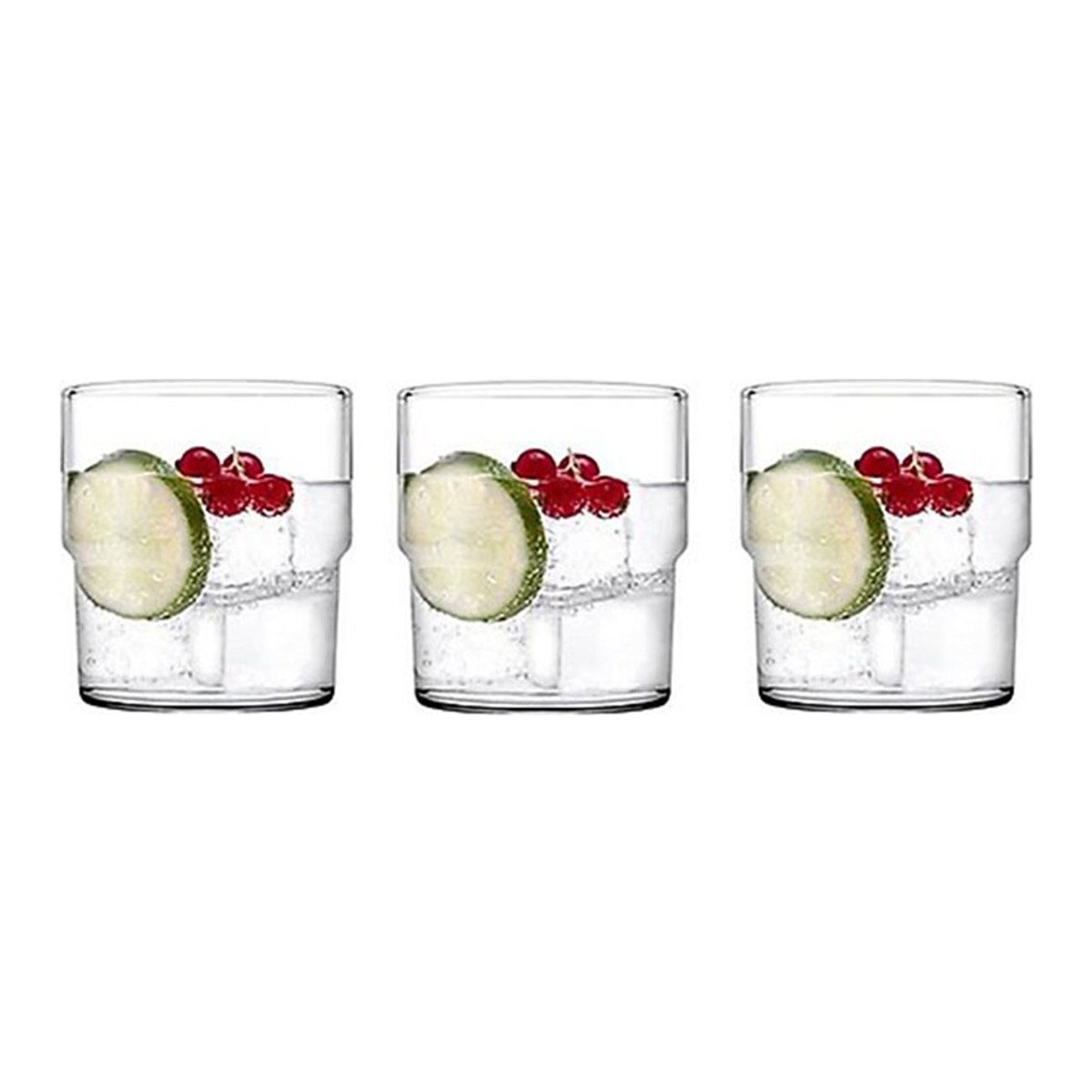 Copo de Refrigerante Conjunto 3 peças Hill 200 ml Paşabahçe