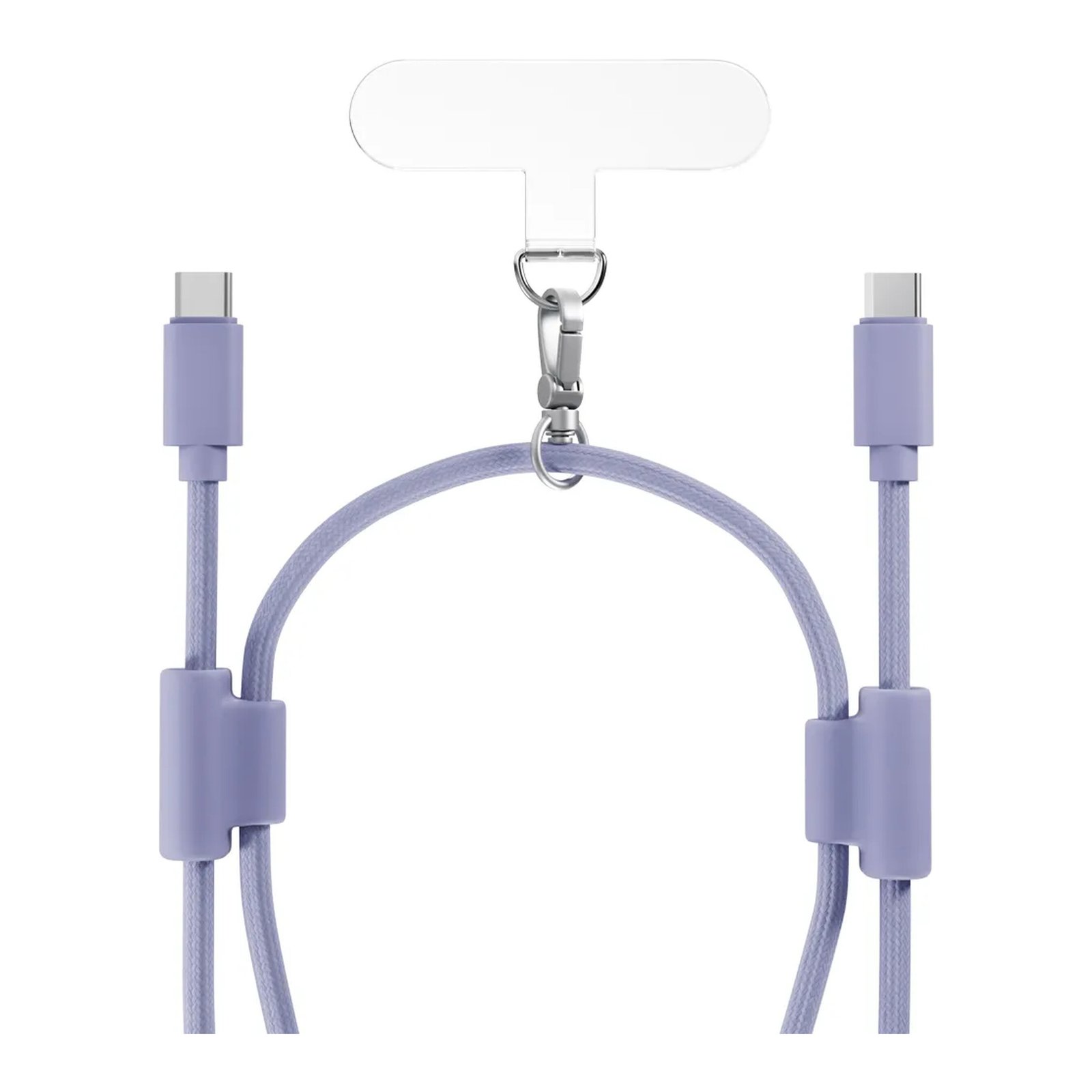 Cordão de Telemovel USB-C p/ USB-C – Roxa (Ep)