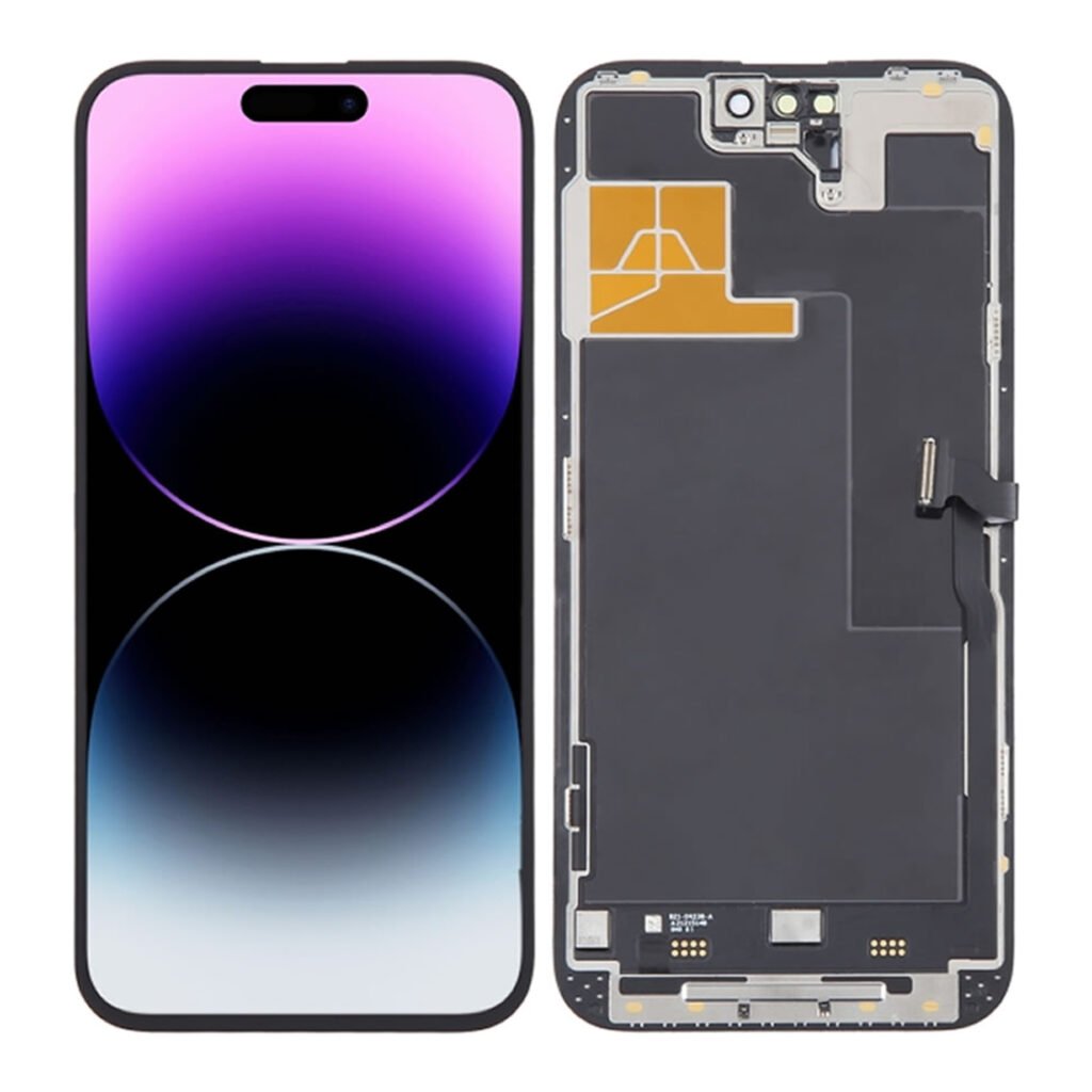 Ecrã 3C Easy p/ iPhone 14 Pro Max (Soft Oled/Preto) Pisen