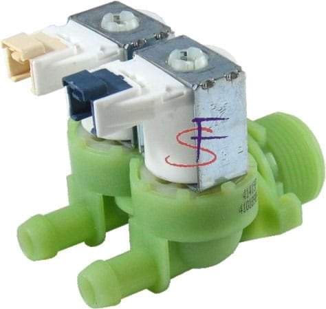 Electroválvula Dupla 180° – Ø12mm com Ficha Candy Hoover